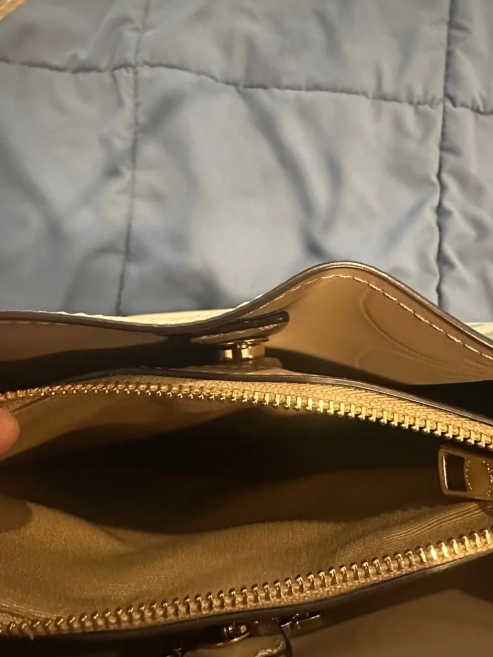 Coach Cream Floral Print Hobo Bag with Pink, Green and Yellow Accents - Picture 5 of 5